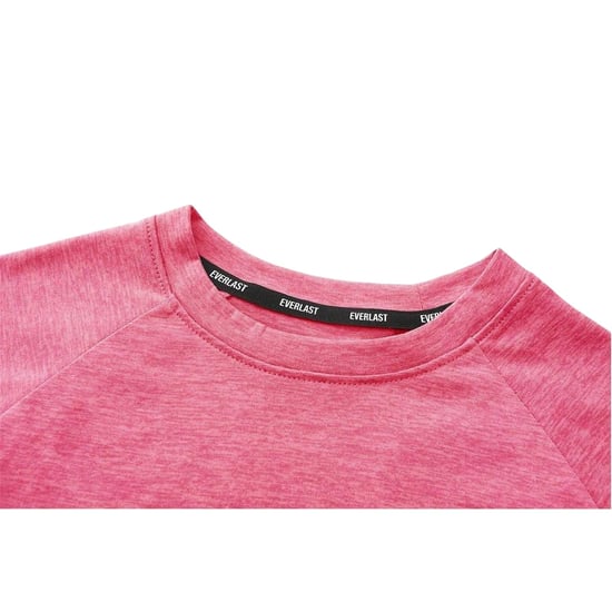 Everlast Flex-T-shirt met logo voor kinderen (Roze Mergel) - Image 3