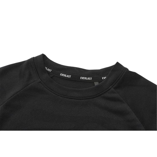 Everlast Flex-T-shirt met logo voor kinderen (Zwart) - Image 3