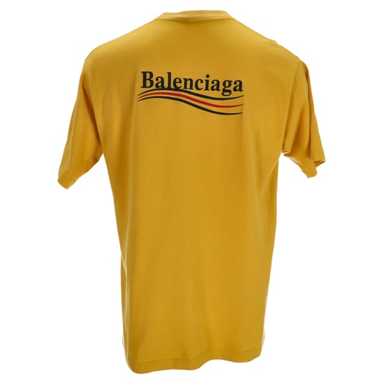 Balenciaga Political Campaign T-shirt in Yellow Cotton - Image 3