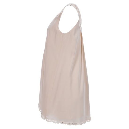 Temperley London Swiss Dot Lace Straps Mini Dress in Ivory Silk - Image 2