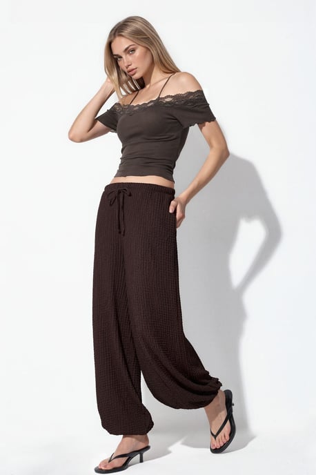 Dames Woven Jogger Broek - Image 2