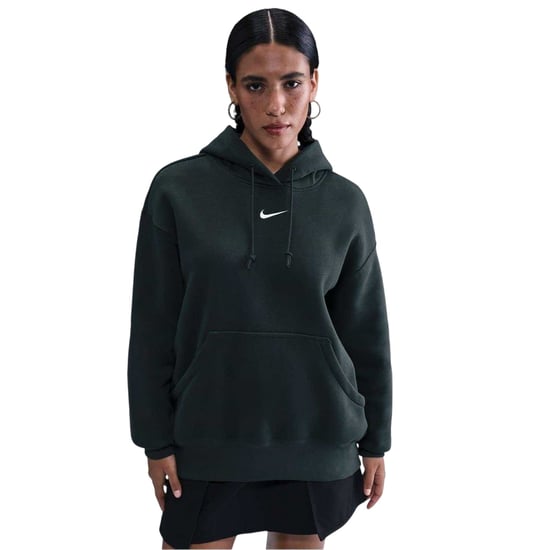 Nike Womens/Ladies Phoenix Fleece Pull Over Oversized Hoodie (Seaweed/Sail) - Image 1