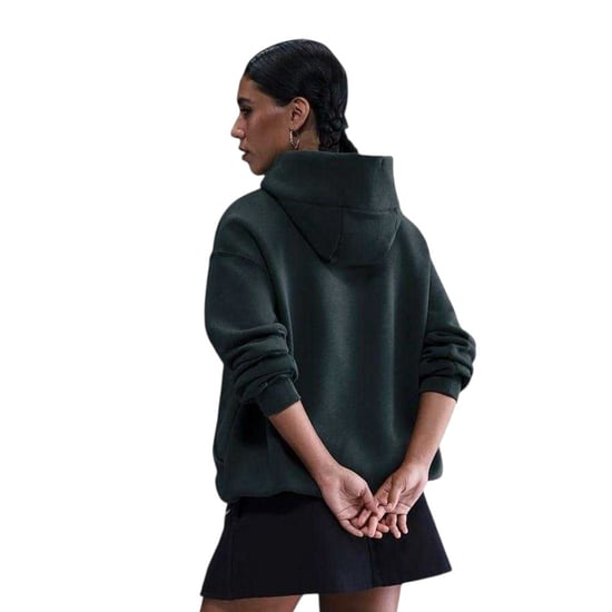 Nike Womens/Ladies Phoenix Fleece Pull Over Oversized Hoodie (Seaweed/Sail) - Image 2