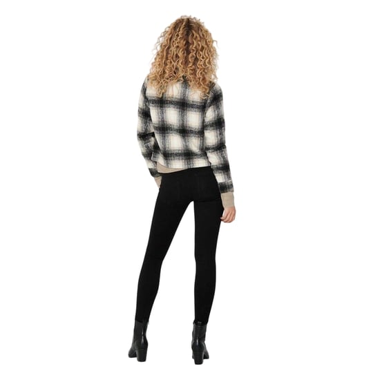 Only Shacket voor dames van een polyestermix van Lou (Zwart/pimpelsteenprint) - Image 2