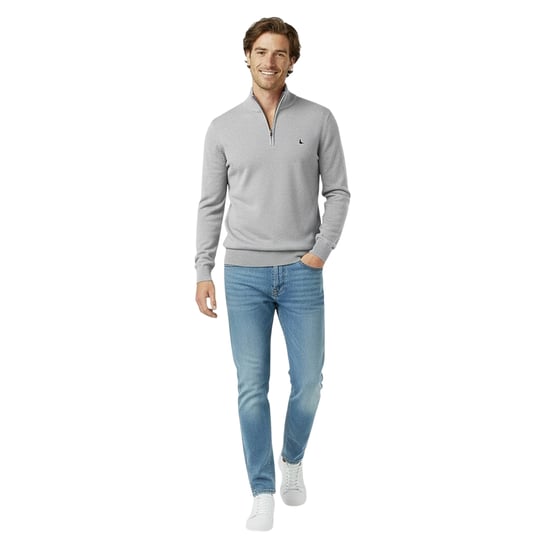 Jack Wills Heren Trui met trechterhals (Licht as gemêleerd) - Image 1