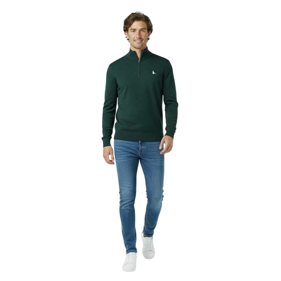 Jack Wills Heren Trui met trechterhals (Dennenmarmel) - Image 1