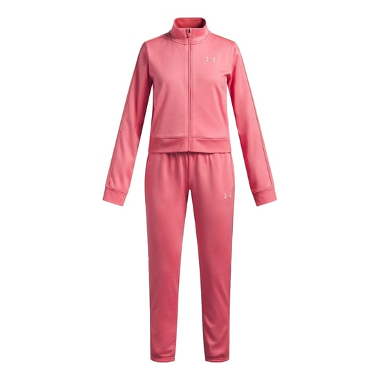 Under Armour Gebreid trainingspak voor meisjes (Roze) - Image 1