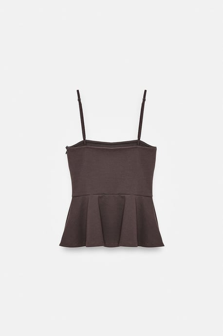 Fitted Square-neck Frilly Cami Top - Image 6