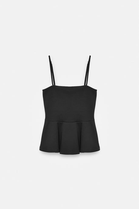 Fitted Square-neck Frilly Cami Top - Image 6