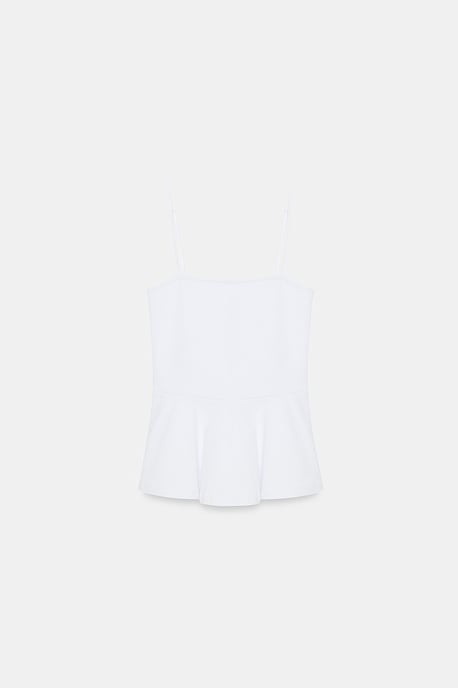 Fitted Square-neck Frilly Cami Top - Image 5