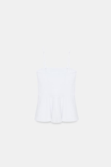 Fitted Square-neck Frilly Cami Top - Image 6