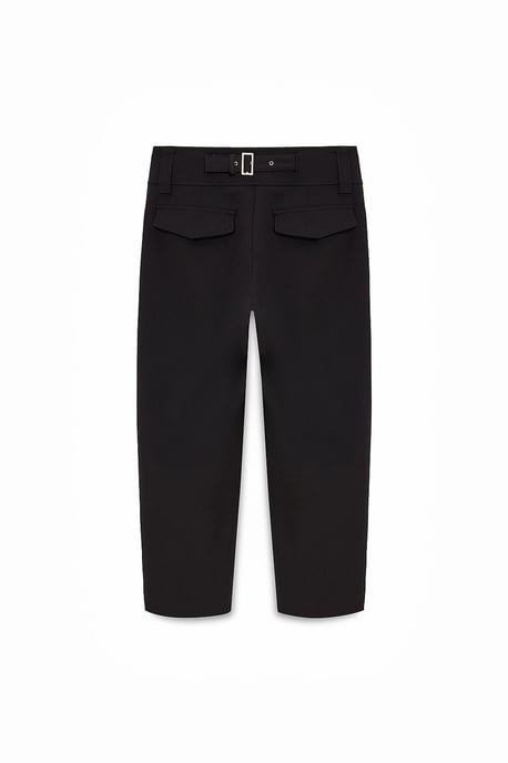 Women's High-waist Wide-leg Capri Trousers - Image 6