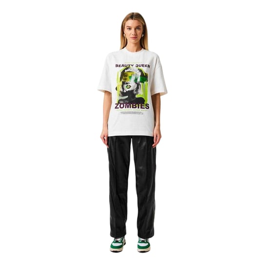 Hugo Dames Popper Detail Relaxed Fit Trainingsbroek (Zwart) - Image 4
