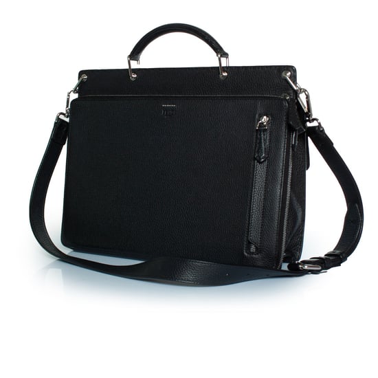 Fendi, svart FF-väska - Image 4