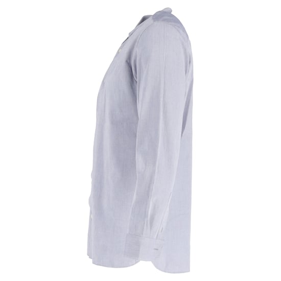Ermenegildo Zegna Buttoned Long Sleeve Shirt in Blue Cotton - Image 2