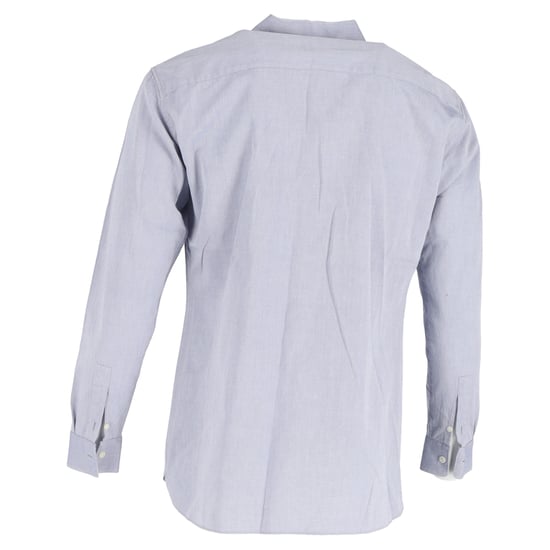 Ermenegildo Zegna Buttoned Long Sleeve Shirt in Blue Cotton - Image 3
