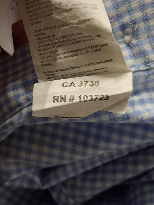 Giorgio Armani Check-Print Long Sleeve Shirt in Blue Cotton - Image 5