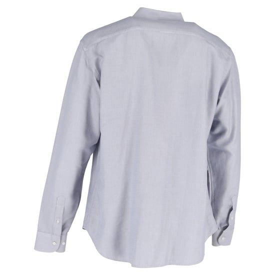 Giorgio Armani Patterned Long Sleeve Shirt in Grey Cotton - Image 3