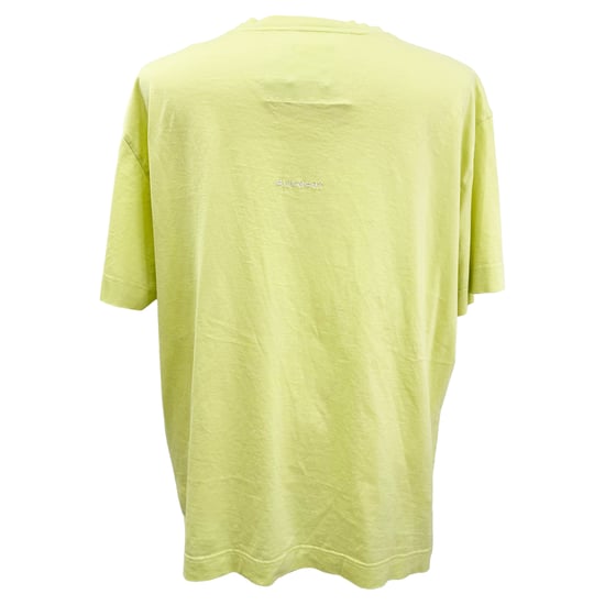 Givenchy 4G Logo Embroidered T-shirt in Yellow Cotton - Image 3