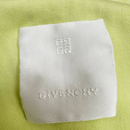 Givenchy 4G Logo Embroidered T-shirt in Yellow Cotton - Image 4