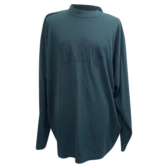 Yeezy x Gap Dove T-shirt met lange mouwen van groen katoen - Image 1