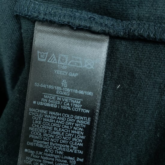 Yeezy x Gap Dove T-shirt met lange mouwen van groen katoen - Image 5