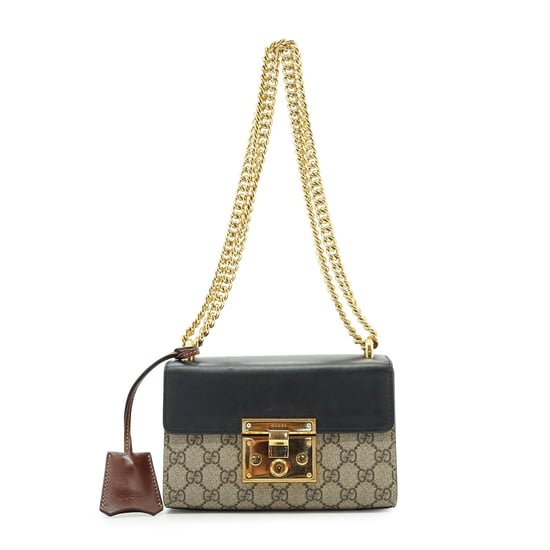 Gucci Schoudertas van Stof met Slot - Image 2