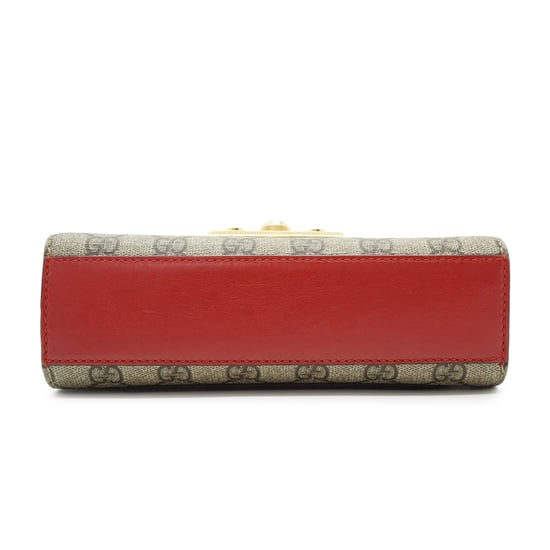 Gucci Tyg Axelväska Hänglås - Image 4