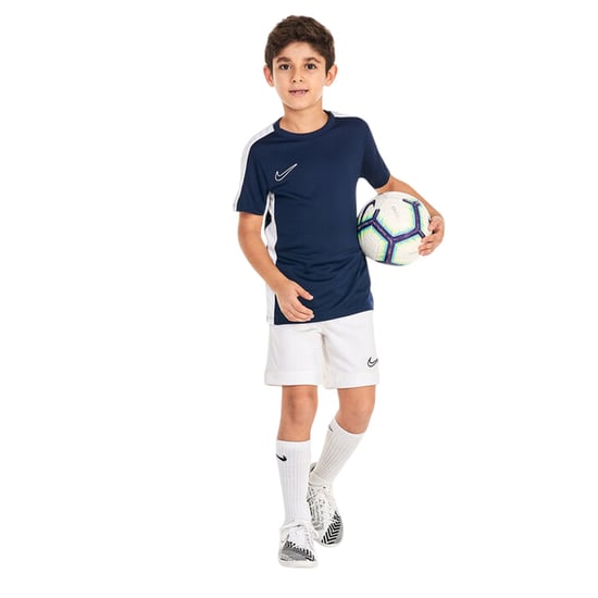 Nike Swoosh-shirt van de Kinderacademie (Obsidiaanblauw/Wit) - Image 4