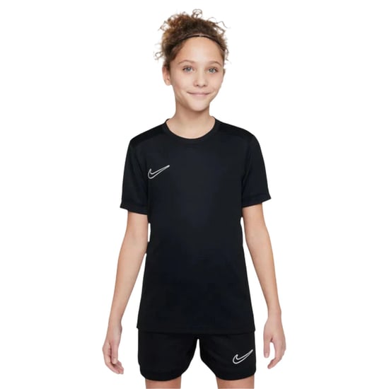 Nike Swoosh-shirt van de Kinderacademie (Zwart/Wit) - Image 2