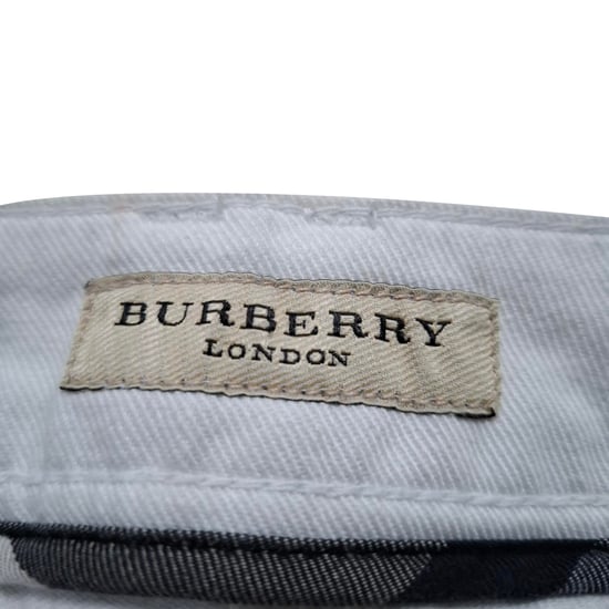 Burberry Straight-Leg Jeans in White Cotton - Image 3