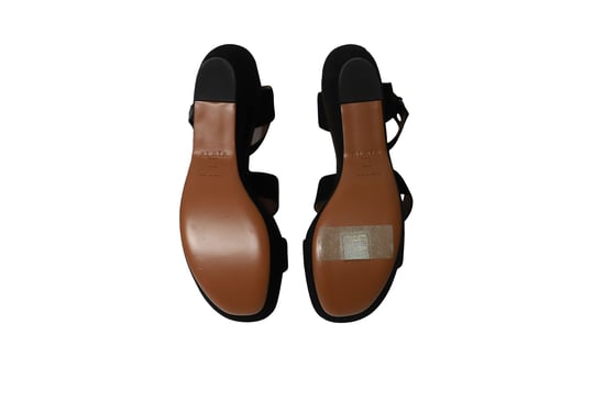 Alaia Platform Sandals in Multicolor Suede - Image 5