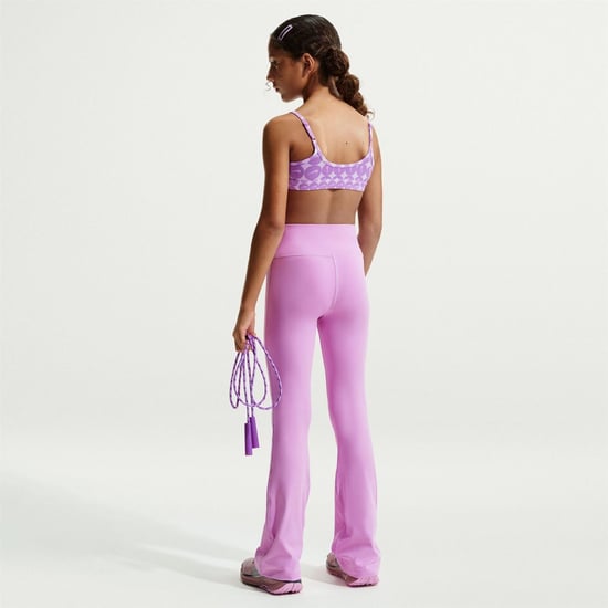 Girls Nike Scoop Neck Sleeveless Bralet Sports Bra in Rush Fuchsia/Ru - Image 5