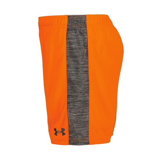 Under Armour Set met T-shirt en korte broek met groot logo voor jongens van Tech (Oranje/Grijs) - Image 3