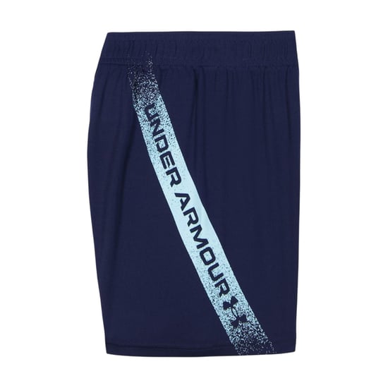 Under Armour Set met T-shirt en korte broek met groot logo voor jongens van Tech (Stream) - Image 3