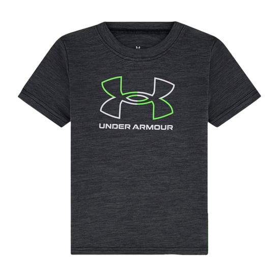 Under Armour Set met T-shirt en korte broek met groot logo voor jongens van Tech (Zwart) - Image 2