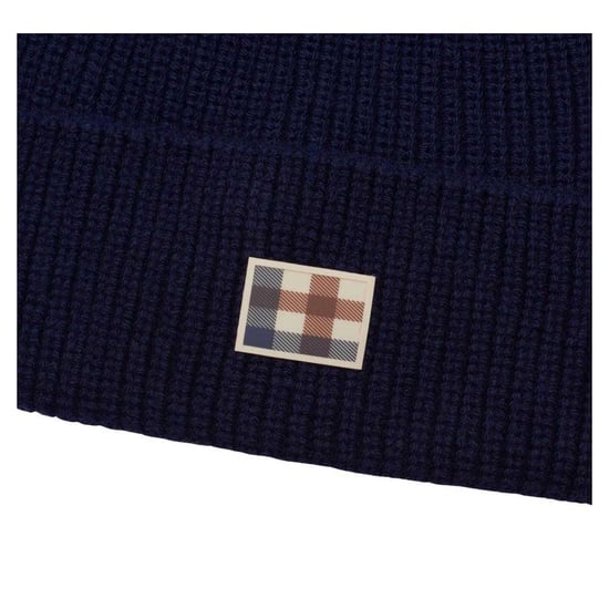 Aquascutum Unisex Active Wool Blend muts voor volwassenen (Marineblauw) - Image 2