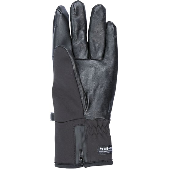 Trespass Heren Leren Atletische Snow Sports Handschoenen (Zwart) - Image 2