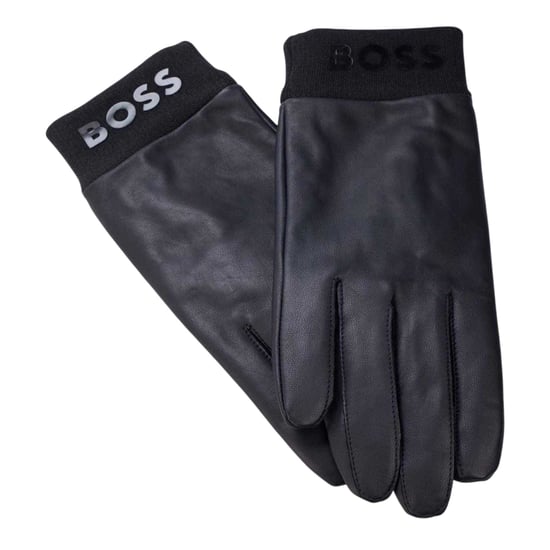 Boss Herenschoenen Leren Handschoenen (Donkerblauw) - Image 4