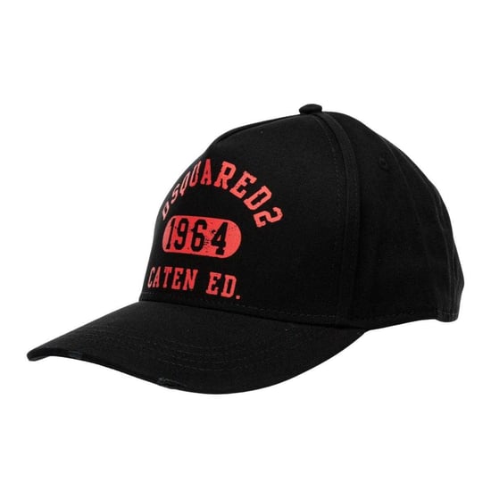 DSquared2 Katoenen unisex baseballpet met 1964-logo (Zwart) - Image 1
