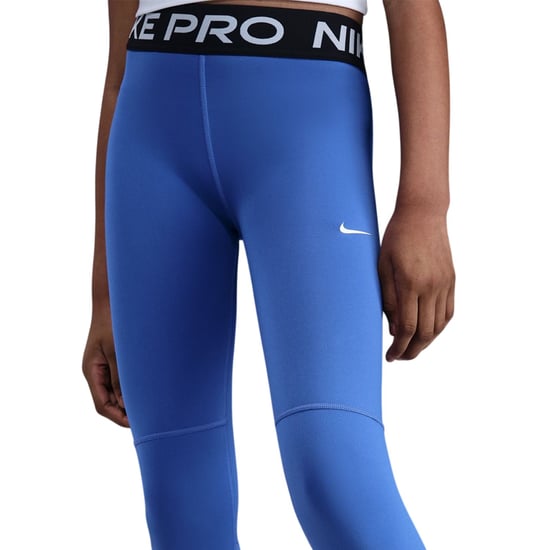 Nike Girls Pro Tights (Blue/White) - Image 5
