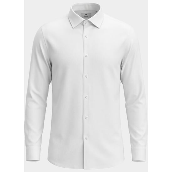 Bos Bright Blue Casual hemd lange mouw linnen shirt 5405.426/100 - Image 2