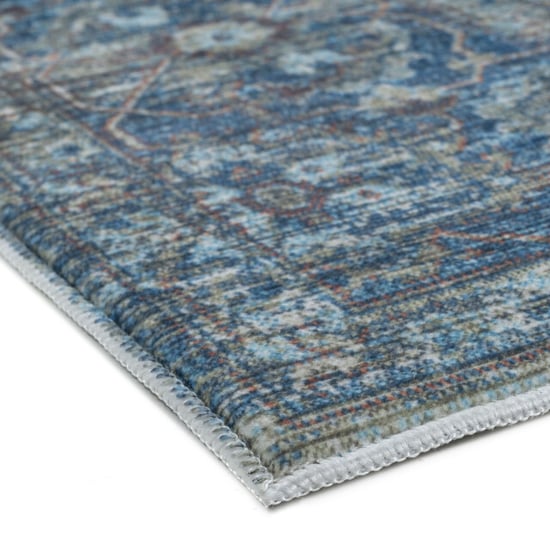 Muratap Vintage vloerkleed blue oasis groen multi wasbaar- 60x180 cm - Image 4