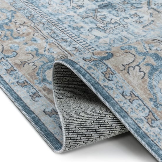 Muratap Vintage vloerkleed santorini creme multi wasbaar- 160x230 cm - Image 3