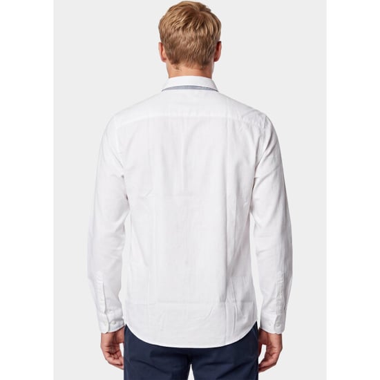 Bos Bright Blue Casual hemd lange mouw linnen shirt 5405.426/100 - Image 2