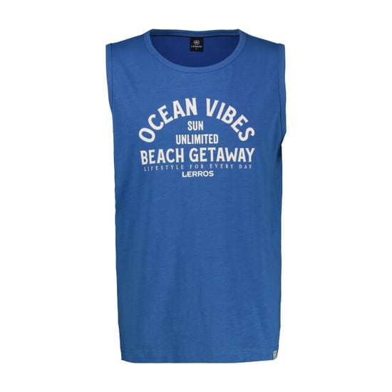 Lerros Heren hemd 2553451 435 cobalt blue - Image 2