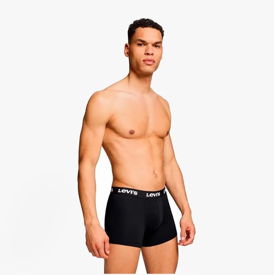 Levi's Repeat Logo Mens 2-pack Trunks Black - Image 2