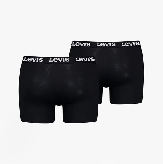 Levi's Repeat Logo Mens 2-pack Trunks Black - Image 3