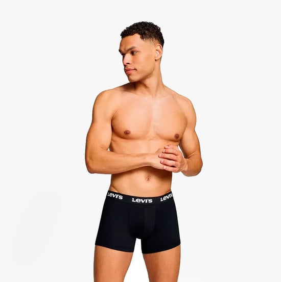 Levi's Repeat Logo Mens 2-pack Trunks Black - Image 4