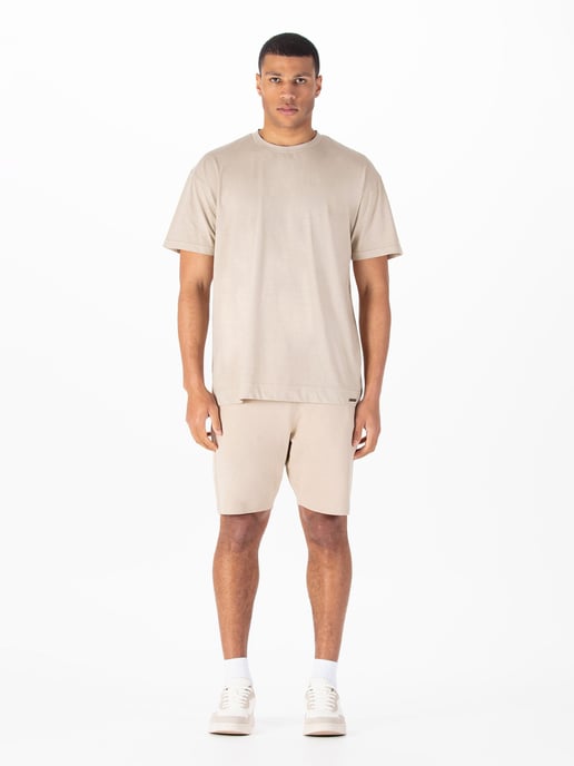 Luke 1977 Men's Logic T-Shirt and Short Set in Stone - Image 2